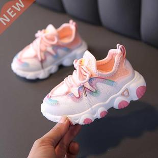 New Spring Children Shoes for Girls Sport Shoes Fashion Brea