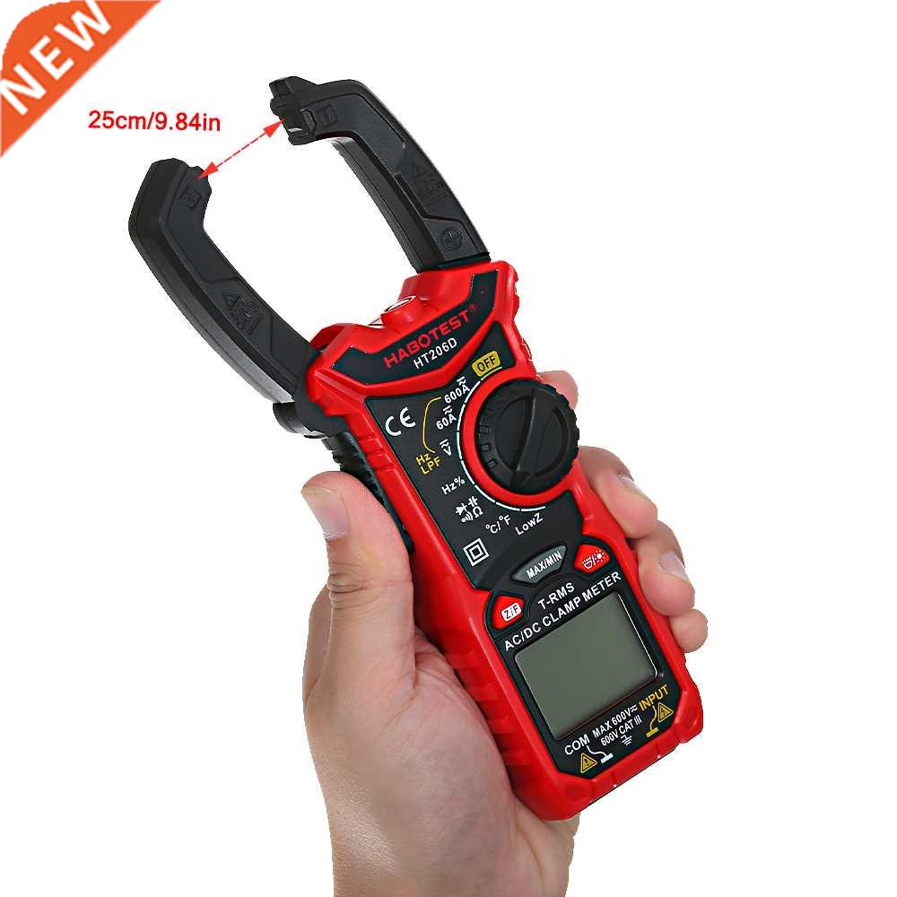 HABOTEST HT206A/HT206B/HT206D AC/DC Digital Clamp Meter for