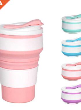 50ML Silicone PP Folding Cup Collapsible Mug With ver Coffe
