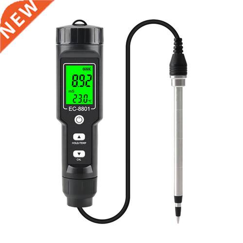 Soil EC Tester Hand Digital Garden Meter Soil Tester Tools P