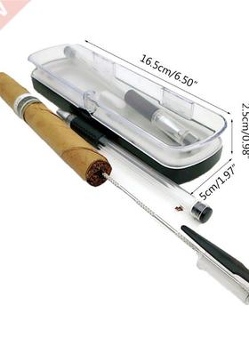 L9NB 2pcs Stainless Steel Cigar Needle Punch Cutter