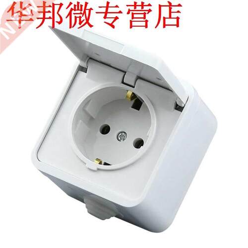 16A 250V EU socket Europese 2P + E anti-splash scontact w