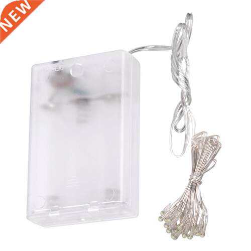 40LED 4m Silver Copper Wire Battery Operated String Fairy Li