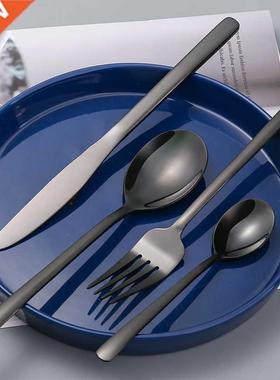 Spoon Knife Set Gold Cutlery Knives Sets Wedding Tableware