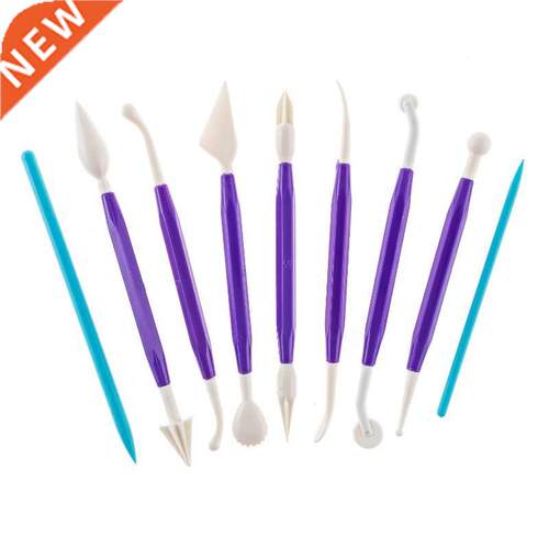 9pcs DIY Crafts Clay Modeling Tools Shaping and Sculpting Cl