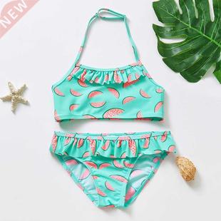 Swimsuit Girls Kids Swimwear 2-14Y Toddler Girls Bikini Set