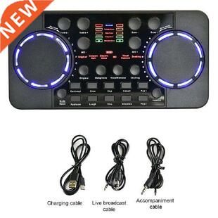 V00 PRO Sound Card 10 Sound Effects 4.0 Noise Reduction o