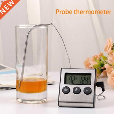 Multifonctionnel gril viande thermomètre LCD affichag