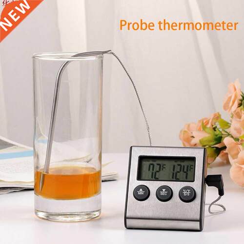 Multifonctionnel gril viande thermomètre LCD affichag