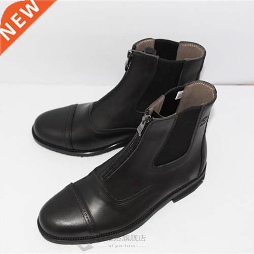 Full Leather Horse Riding Boots 1 Pair Wo Front Zipper Qual