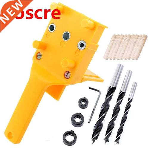 Woodworking Dowel Jig Set 30Pcs Wood Dowel Pins with 6 8 10m