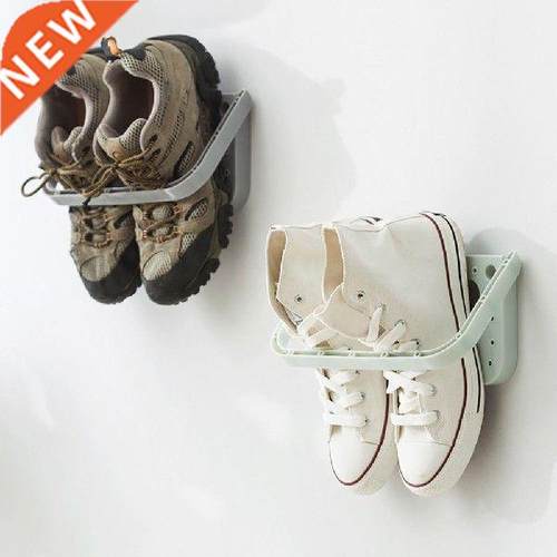 Creatve Wall Mounted Shoebox Holder Famly Space Savng
