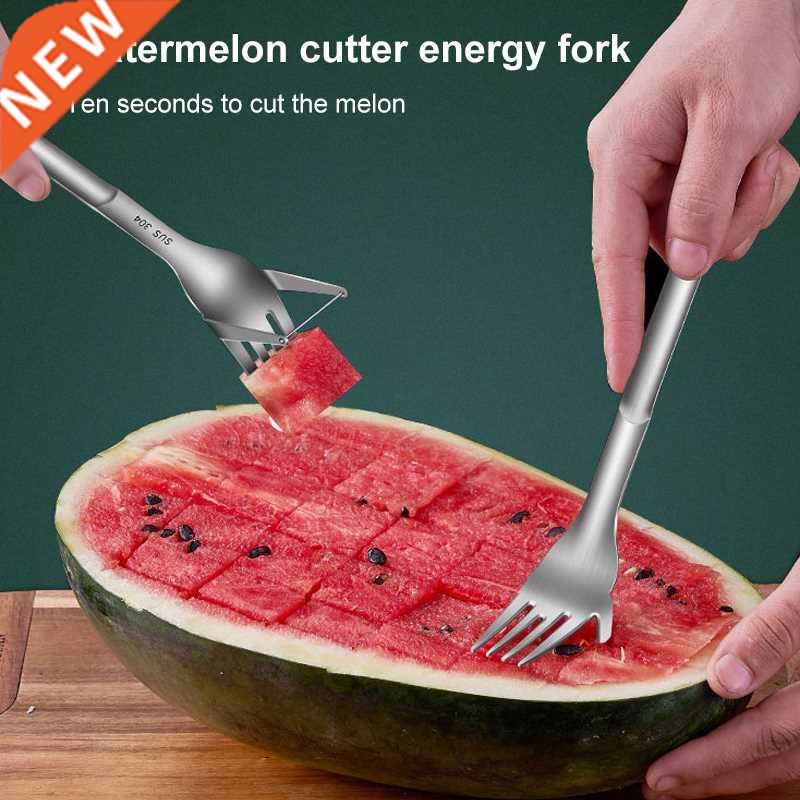 Wtermelon Cutting rtifct Cretive Fruit Fork Wtermelon