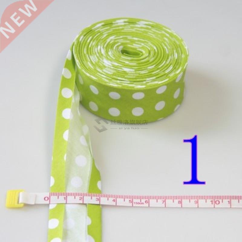 0mm dots printing single ironed fold cotton bias binding ta