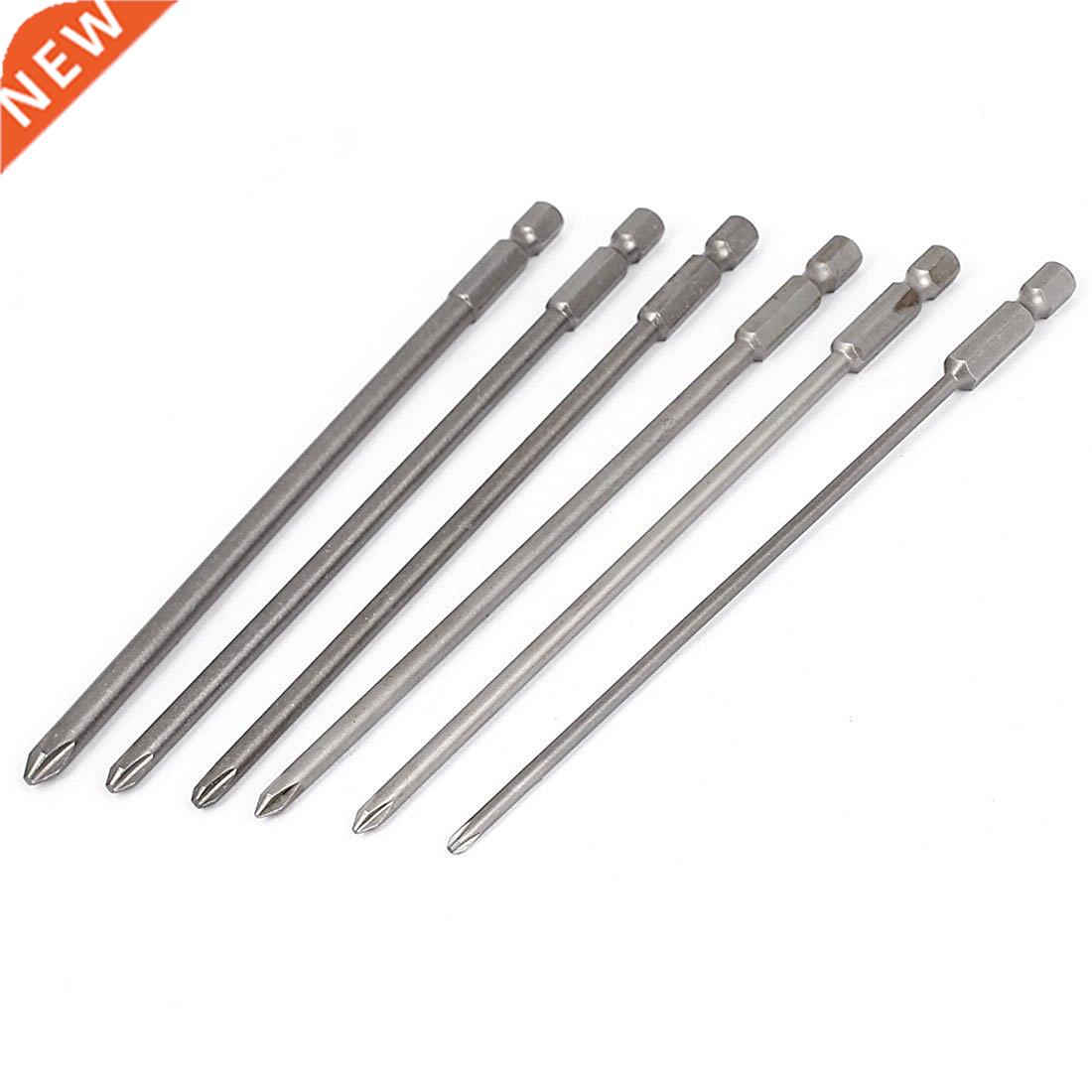 150mm Long Round Shaft Phillips Bits Set 6 In 1
