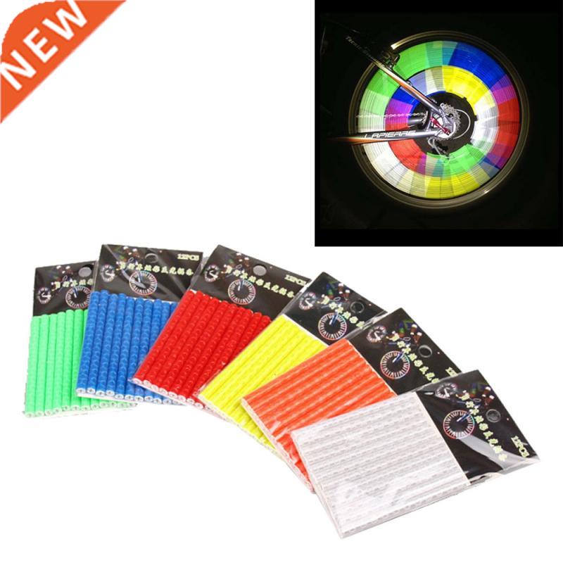 Bicycle Lights 12Pcs Wheel Rim Spoke Clip Outdoor Tube Bike