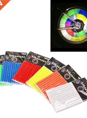 Bicycle Lights 12Pcs Wheel Rim Spoke Clip Outdoor Tube Bike