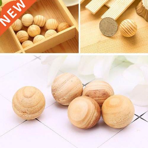 K1MF 5 Buah Kayu Cedar Alami Bola Ngengat Kamper Penolak