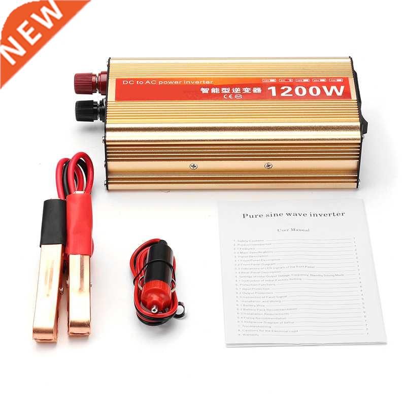 DC 12V/24V/48V To AC 220V 1200W Modfed SWave Power nvert