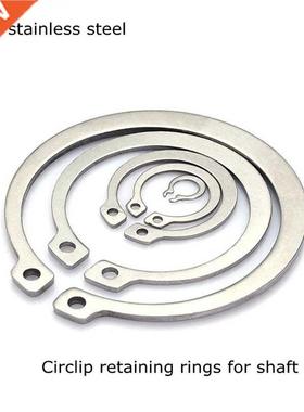 50PCS C type External Circlip Retaining Rings for Shaft 304