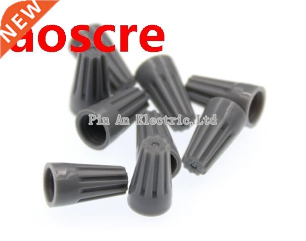 100pcs, P1, Gray , spring type thread pressing cap, closed t