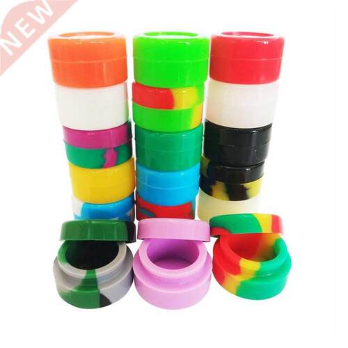 100pcs 2ML Nonstick Silicone Container Non-stick Oil Wax Jar