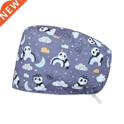 Scrub Caps Cute Panda Pattern New Design Nurse Veterinary U