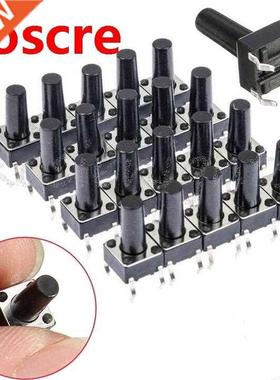 50pcs/lot 6x6x12MM 4PIN G95 Tactile Tact Push Button Micro S