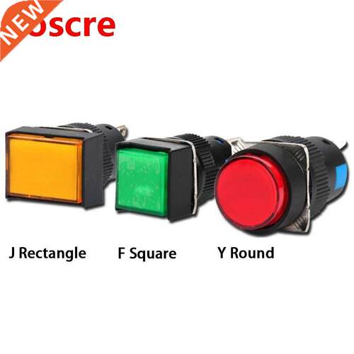 1 PCS Self-reset/Self-locking Round/Rectangle/Square Button