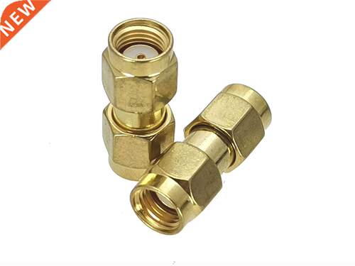 10Pcs RP-SMA Male Jack to RP-SMA Male Jack RF Adapter Connec