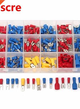 330Pcs Crimp Spade Terminal 22-10 AWG Insulated Female Mal