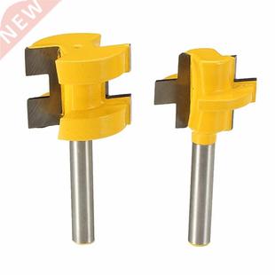 DANIU 2pcs 6.5mm Tongue And Groove Bit Tenon Cutter Wood