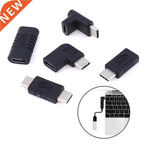 New Right Angle USB 3.1 Type C Male to Female USB-C Converte