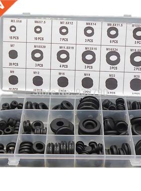 Rubber Grommets Kits Plug Wire Ring Assortment Set Wire Gask