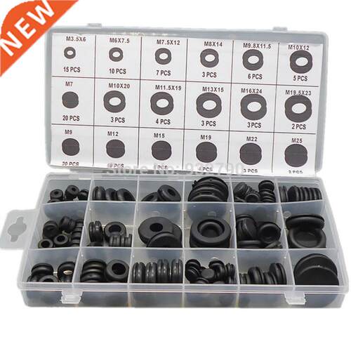 Rubber Grommets Kits Plug Wire Ring Assortment Set Wire Gask