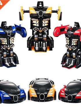 Transformation Mini 2 In 1 Car Robot Toy Anime Action Collis