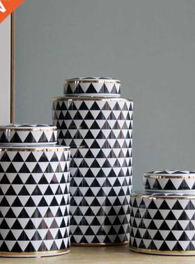 Ceramics Hallway Storage Gold Painting Home Creative