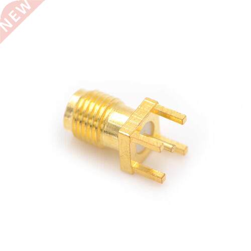SMA Female Jack Solder Edge PCB Straight Mount Gold plated R