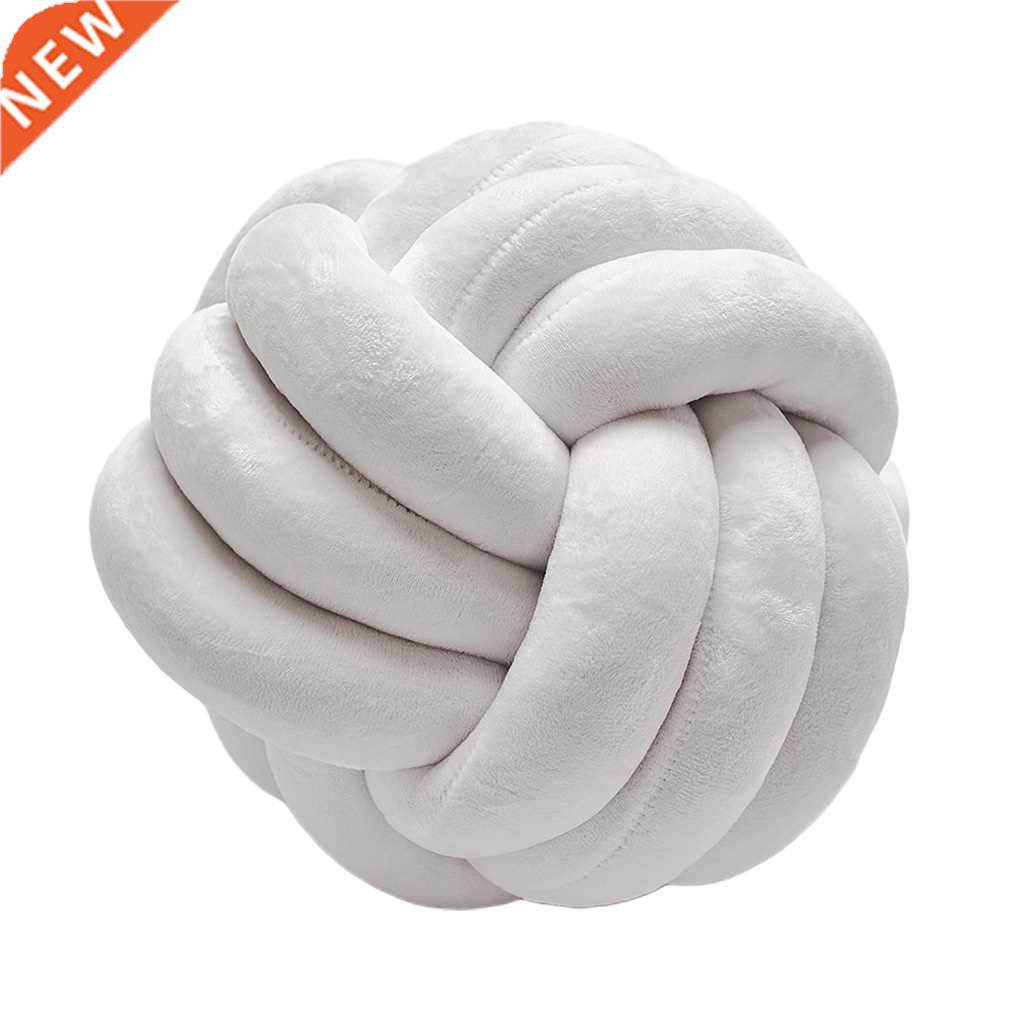 breathable modern household plush knot ball pillow for bed