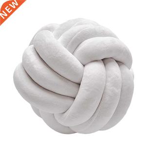 Breathable Modern Household Plush Knot Ball Pillow For Bed