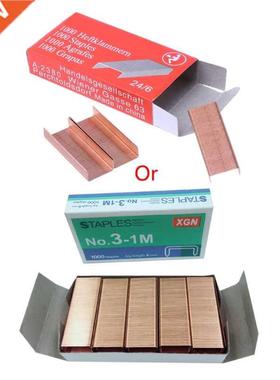 1000Pcs/Box 12mm 12# 24/6 Creative Metal Staples Office Scho
