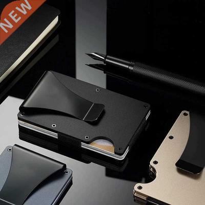 Dropshipping Aluminium Credit Card Holder for Men Wallet New