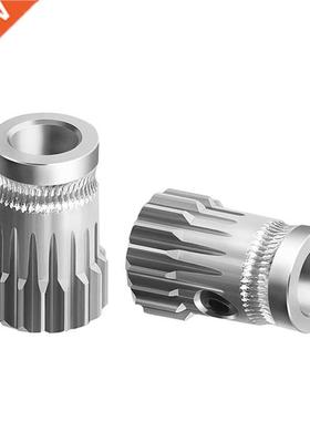 2Pcs Extruder Gears MK8 Stanless Steel Double Extruson Whe