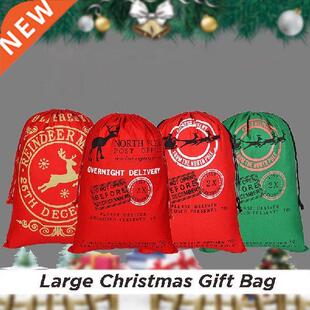 2021 New Year Gift Santa Sacks Large Santa Claus Bag