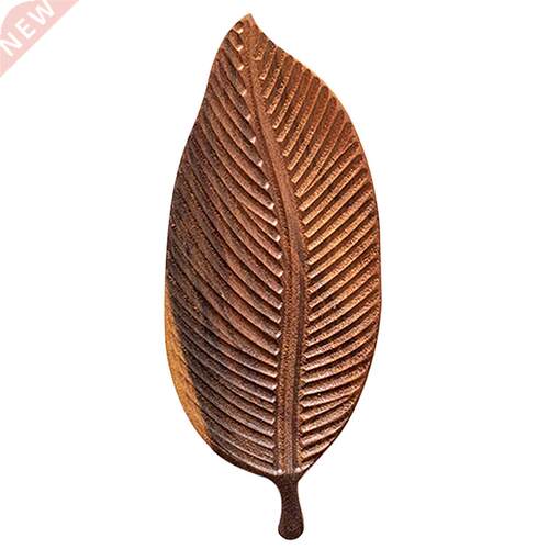 Leaf Shape Jewelry Display Snack Plate Kitchen Solid Party