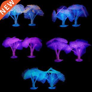 Fluorescent UnderWater Landscape Decor Simulation Coral Arti
