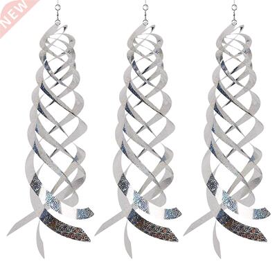 Bird Repeller Rotating Rod Reflective Wind Spiral Deterrents