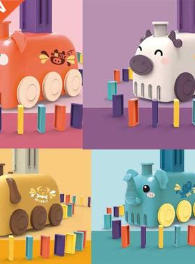 Electric Autoatic Laying Doino Brick Train Building Blocks