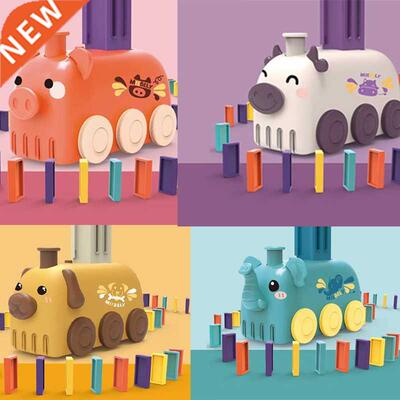 Electric Autoatic Laying Doino Brick Train Building Blocks