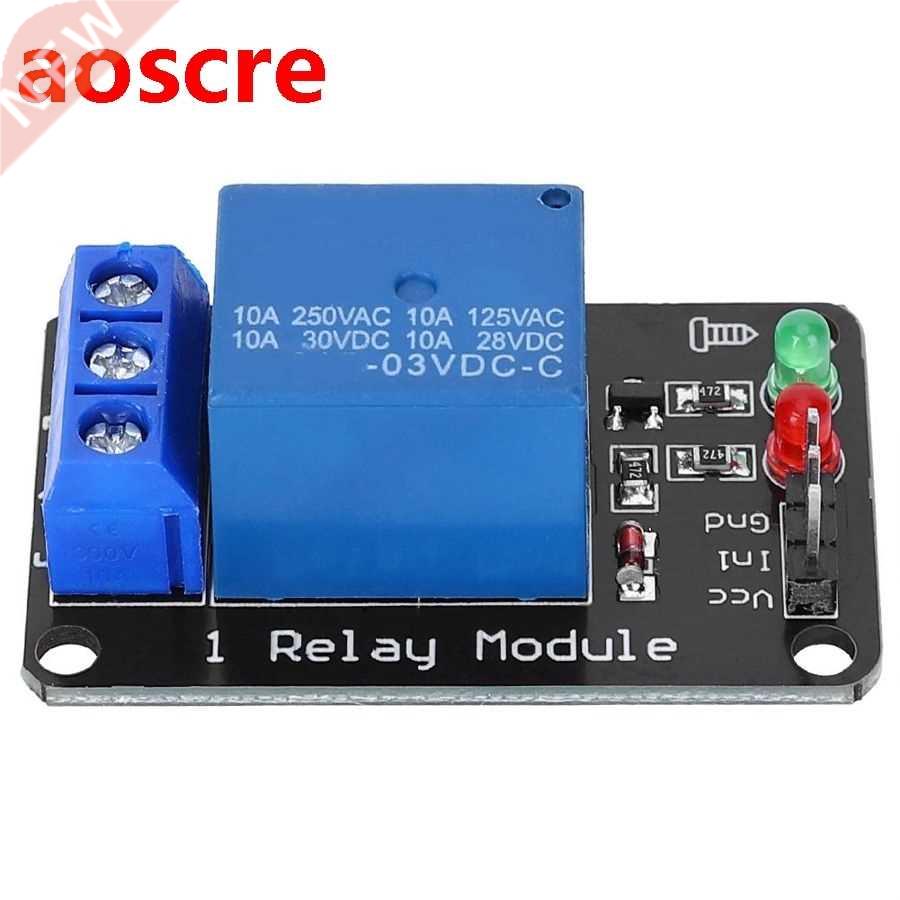 1 Way Relay Module Device Electronic Control Accessories Wit